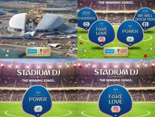 FIFA 「2018ワールドカップ」のスタジアム曲を発表！EXO＆防弾少年団の楽曲に選定