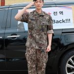 SHINeeオンユ 陸軍の現役服務を終えて除隊