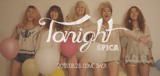 SPICA 新曲『Tonight』ティザーM/V動画