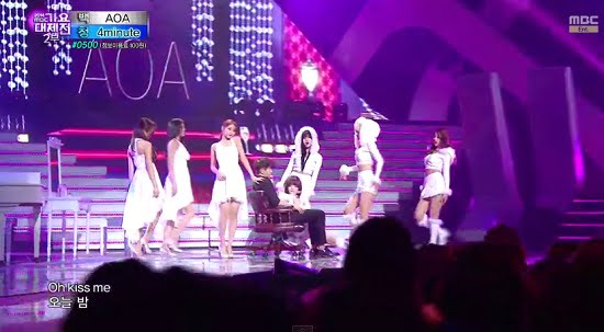 AOA 『ミニスカート + Like a Cat』「2014 MBC 歌謡大祭典」