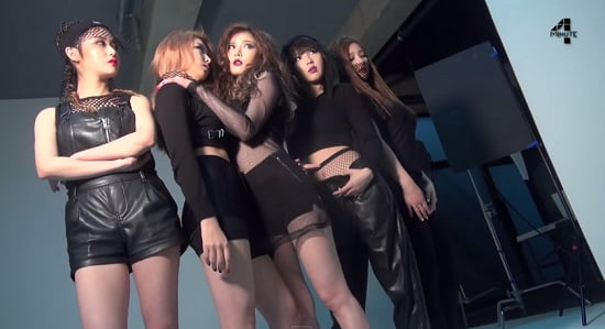 4minute 新曲『Crazy』(BTS: Photo Shoot)