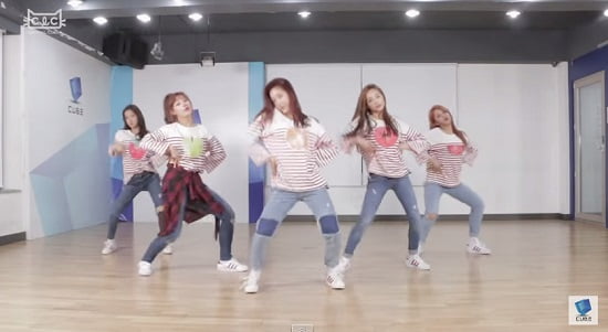 新人ガールズグループCLC『Pepe』(Choreography Practice Video)