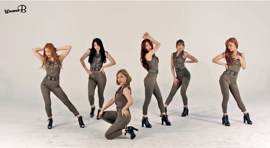 新人ガールズグループWANNA.B、『Attention』Dance Performance Ver.