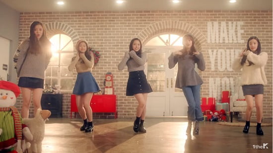 APRIL、『Snowman』Special Clip(Dance ver.)