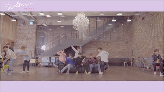 SEVENTEEN、『Pretty U』Dance Practice