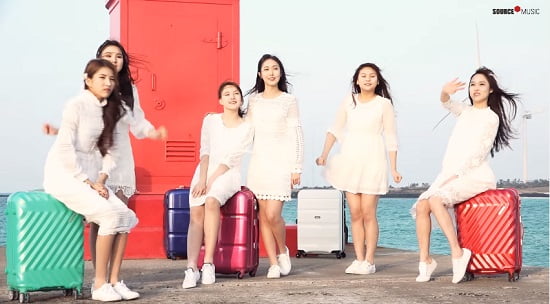 GFRIEND『Wave』ミュージックビデオの撮影スケッチ