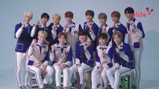 SEVENTEEN、「elite」学生服の広告撮影現場