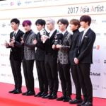 MONSTA X 「2017 Asia Artist Awards」レッドカーペットに登場