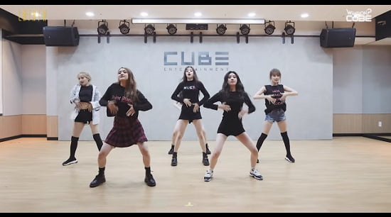 新人ガールズグループI-DLE 『LATATA』Choreography Practice Video