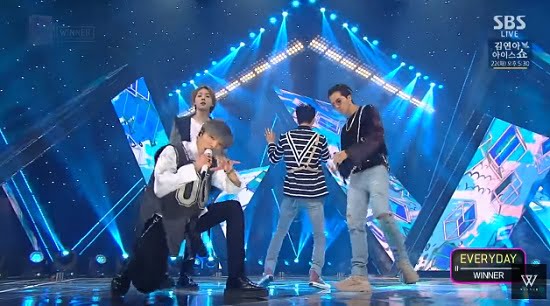 WINNER、『EVERYDAY』SBS Inkigayo