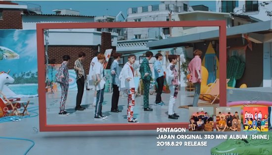 PENTAGON 『SHINE (Japanese ver.)』ティーザーM/V動画