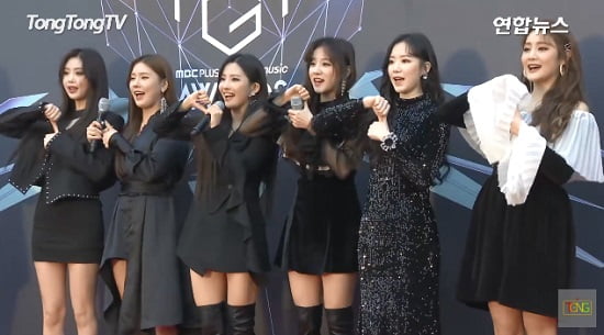 (G)I-DLE 「2018 MGA」レッドカーペットに登場
