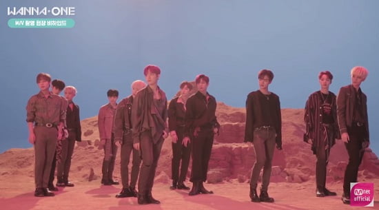 Wanna One 『Spring Breeze』MV撮影ビハインド映像公開