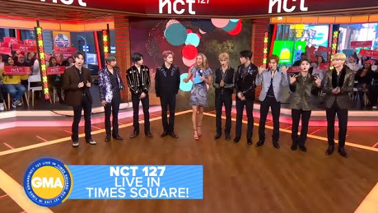 NCT 127 アメリカの朝番組に生出演。新曲『Superhuman』初披露
