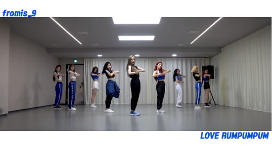 fromis_9 『LOVE RUMPUMPUM』ダンス映像を公開