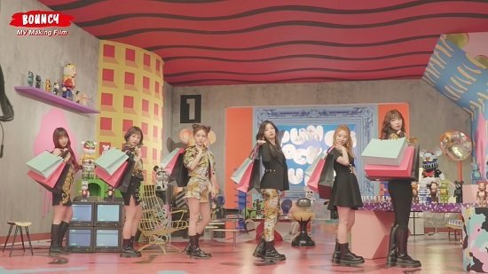 Rocket Punch、2ndミニアルバム『BOUNCY』MV Making Film