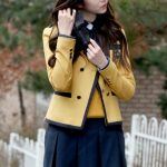 卒業式に出席したIZ*ONEのミンジュ