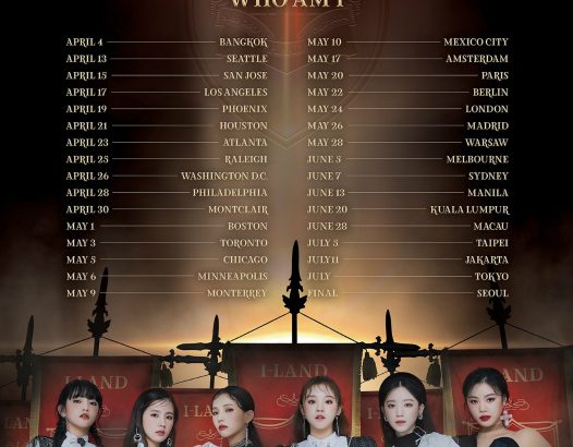 (G)I-DLE 初のワールドツアー「I-LAND : WHO AM I」を32都市で開催