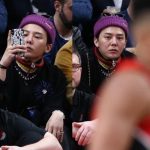 BIGBANGのG-DRAGON NBA試合を観戦