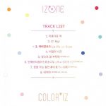 IZ*ONE、デビューアルバム「COLOR*IZ」のトラックリスト公開