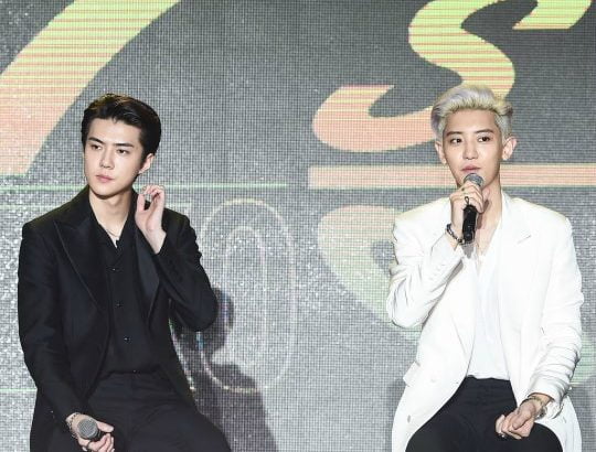 EXO-SC、1stミニアルバム「What a life」発売記念ショーケース開催