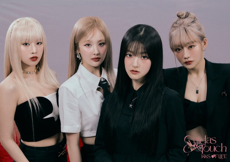 kpopdrama.info KISS OF LIFE、1stシングルアルバムのタイトル曲『Midas Touch』MV公開