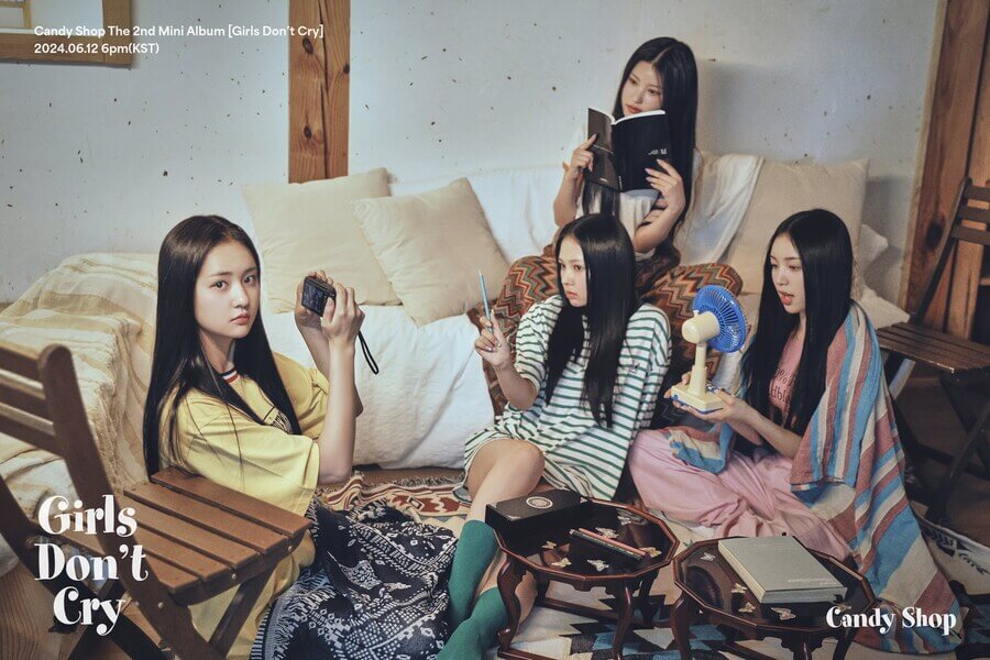kpopdrama.info Candy Shop、2ndミニアルバム「Girls Don't Cry」のタイトル曲『Don't Cry』MV公開