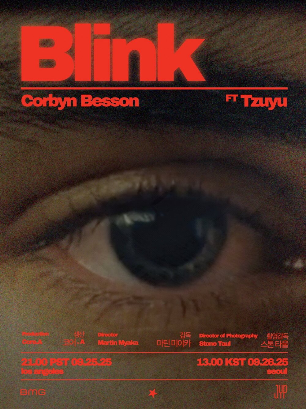 kpopdrama.info Corbyn BessonとTWICEのツウィ、コラボ曲『Blink』MV公開